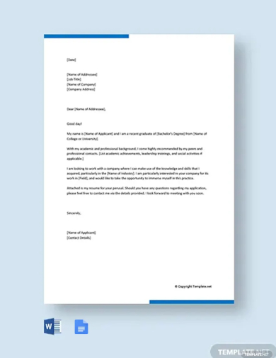 free self recommendation letter template