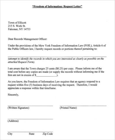 freedom of information request letter1