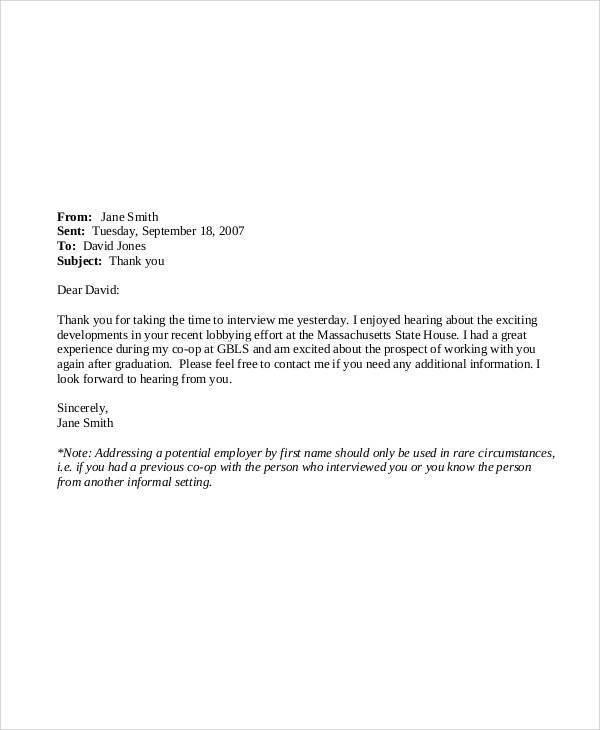 general graduation thank you letter