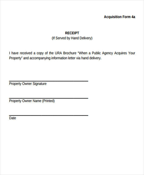 FREE 36 Printable Receipt Forms In PDF MS Word