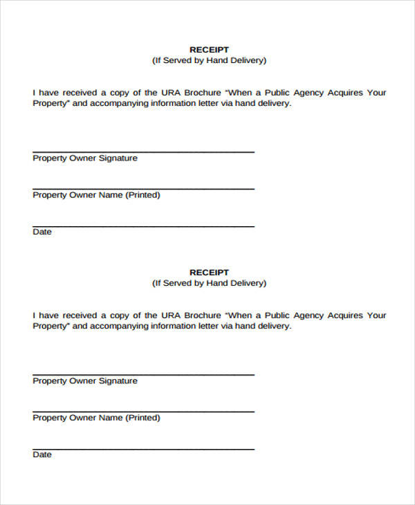 hand delivery receipt form3