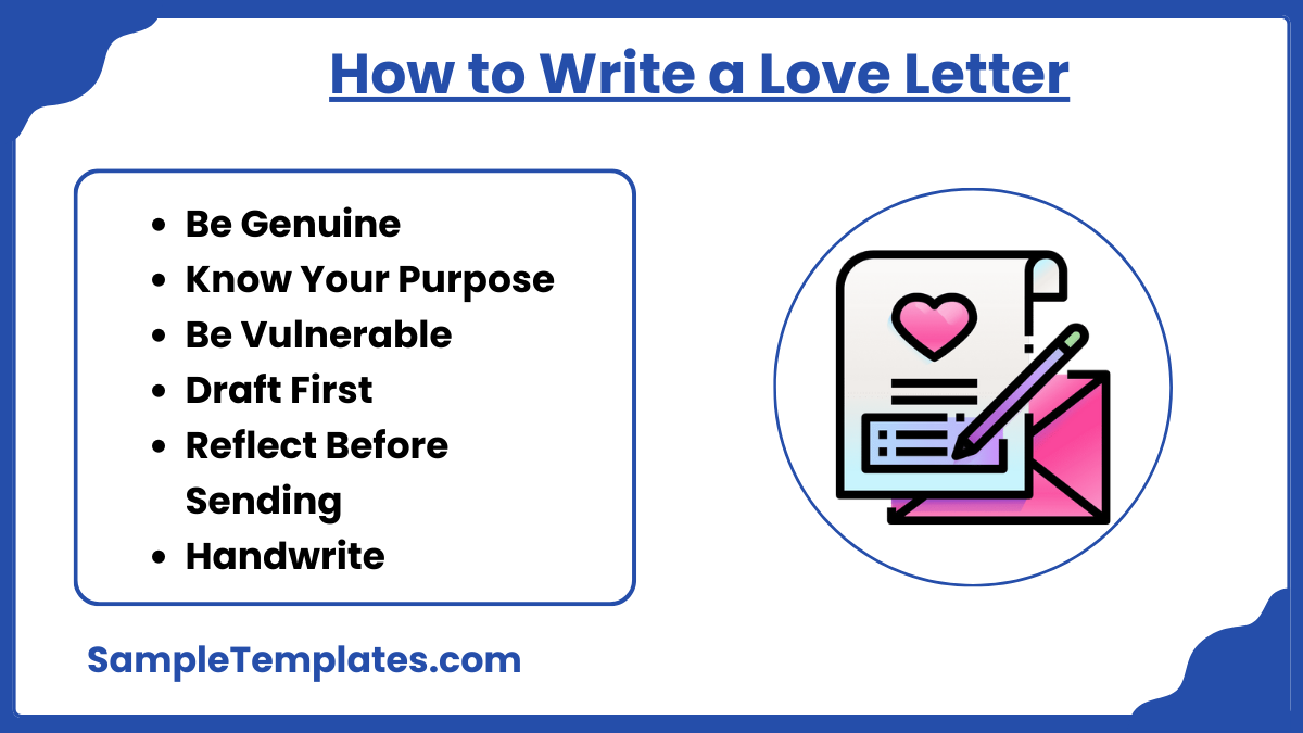 how to write a love letter