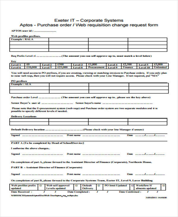 it purchase requisition form
