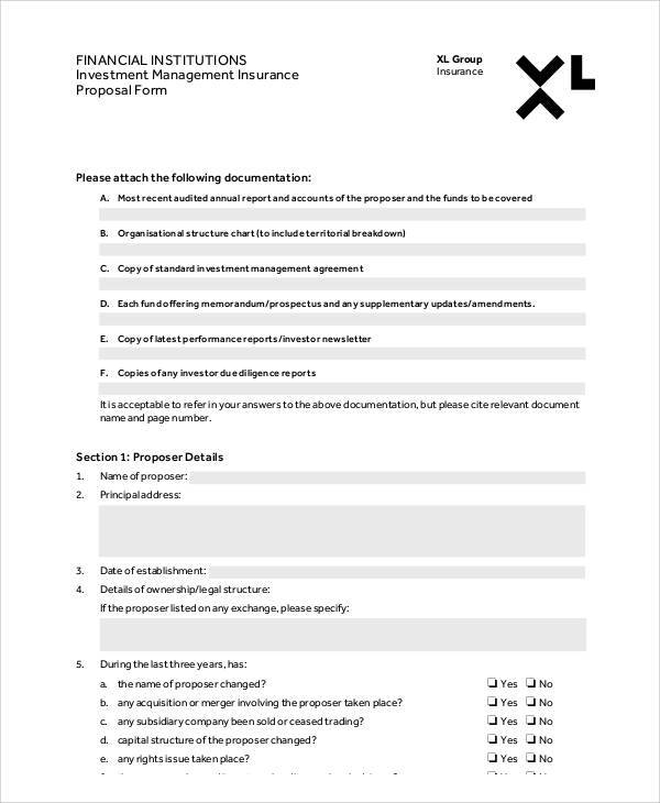 investment manager proposal form1