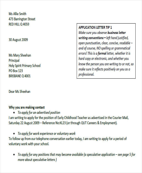 job application letter of intent1