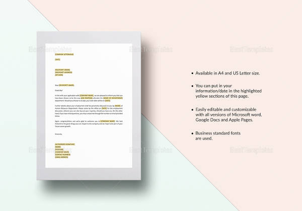 job invitation letter template in word1