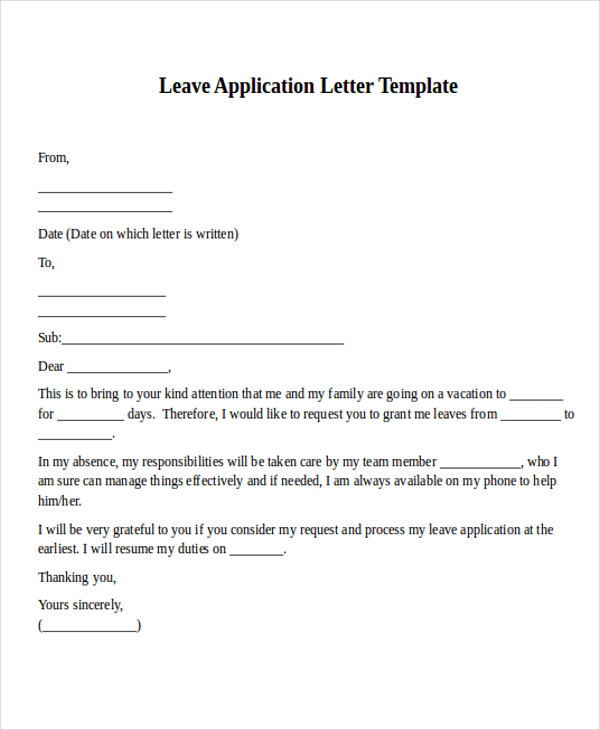 41+ Application Letter Sample