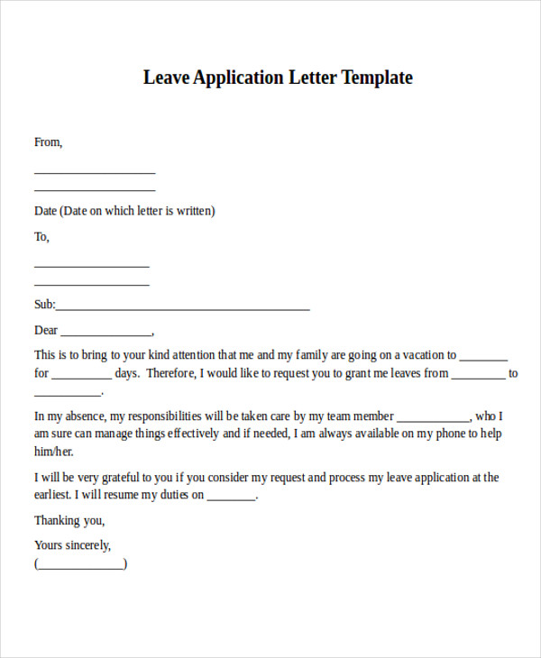 41 Application Letter Sample