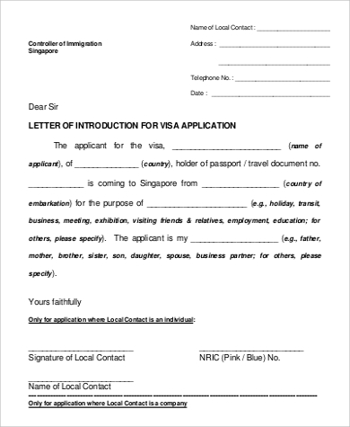 zimbabwe visa application letter