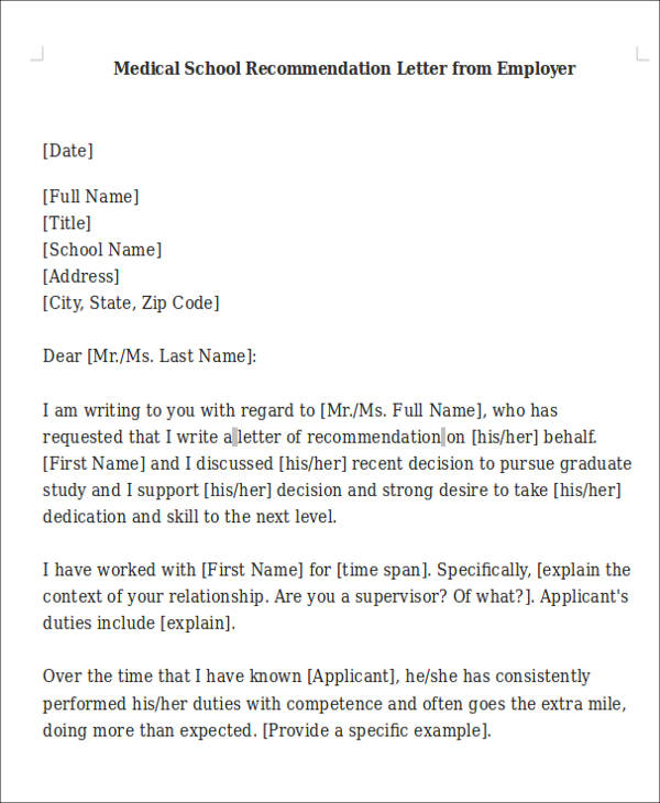 Sample Letter From Doctor To Employer from images.sampletemplates.com