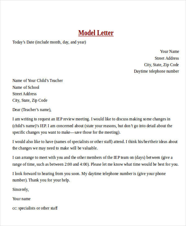 38+ Sample Teacher Transfer Request Letter - Sample Letter