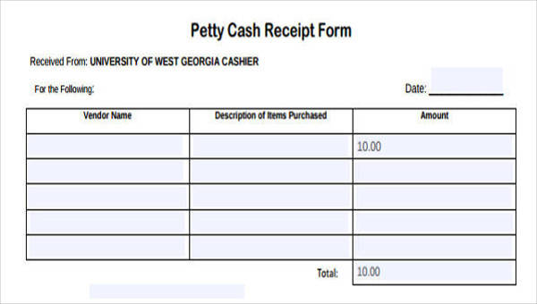 36 printable receipt forms sample templates