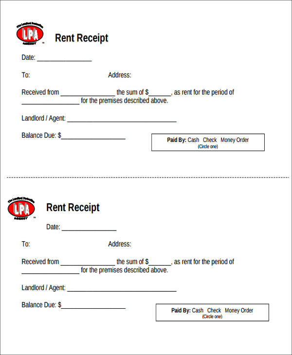 printable rent payment receipt1