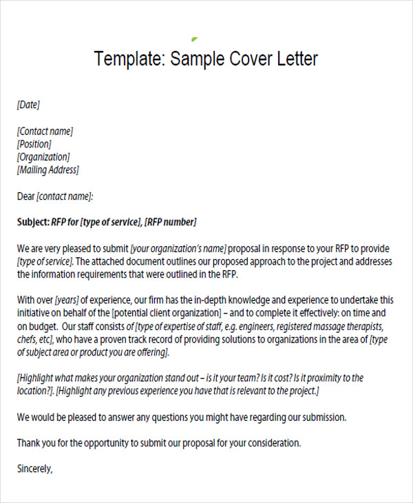 project proposal cover letter sample doc