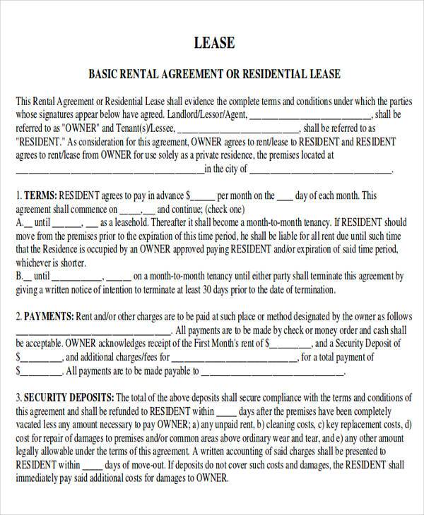 rental lease agreement1