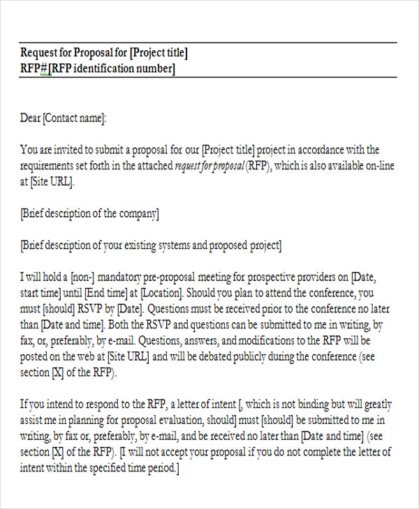 FREE 35+ Proposal Letter Format Samples in PDF | MS Word ...