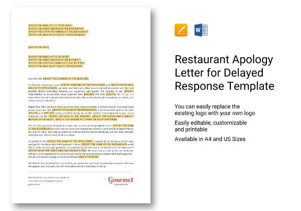 FREE 36 Apology Letter Templates In PDF MS Word Pages Google Docs