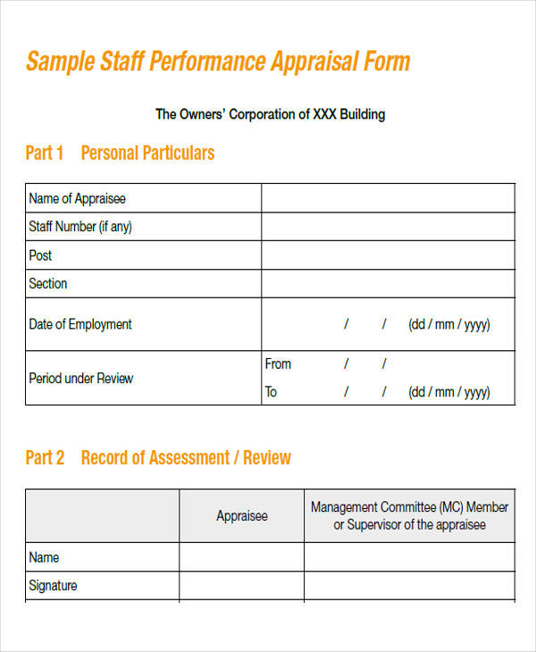  Accountant Performance Review Sample Master Of Template Document