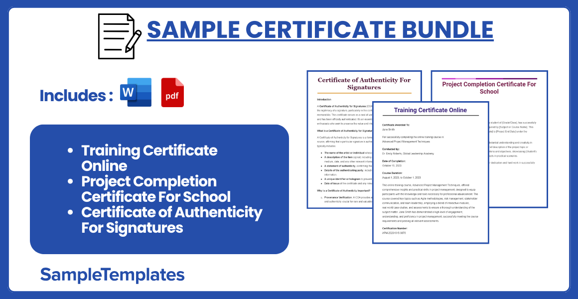 sample certificate bundle