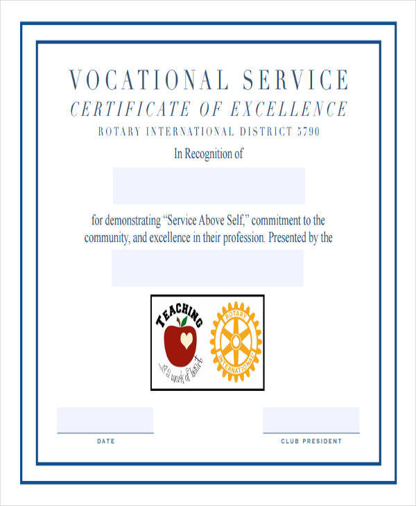service excellence award certificate5