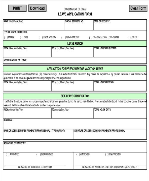 sick leave application form1