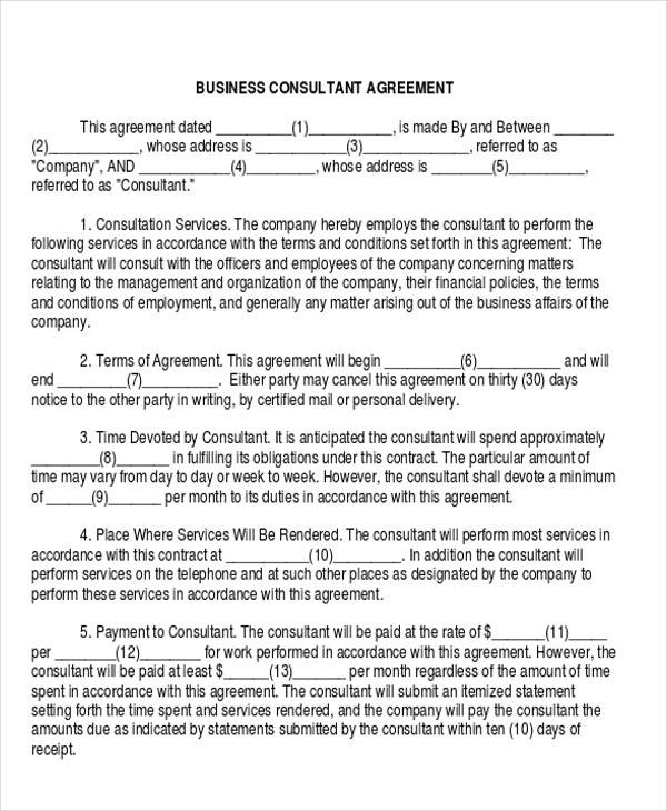 FREE 27+ Consulting Agreement Templates in PDF