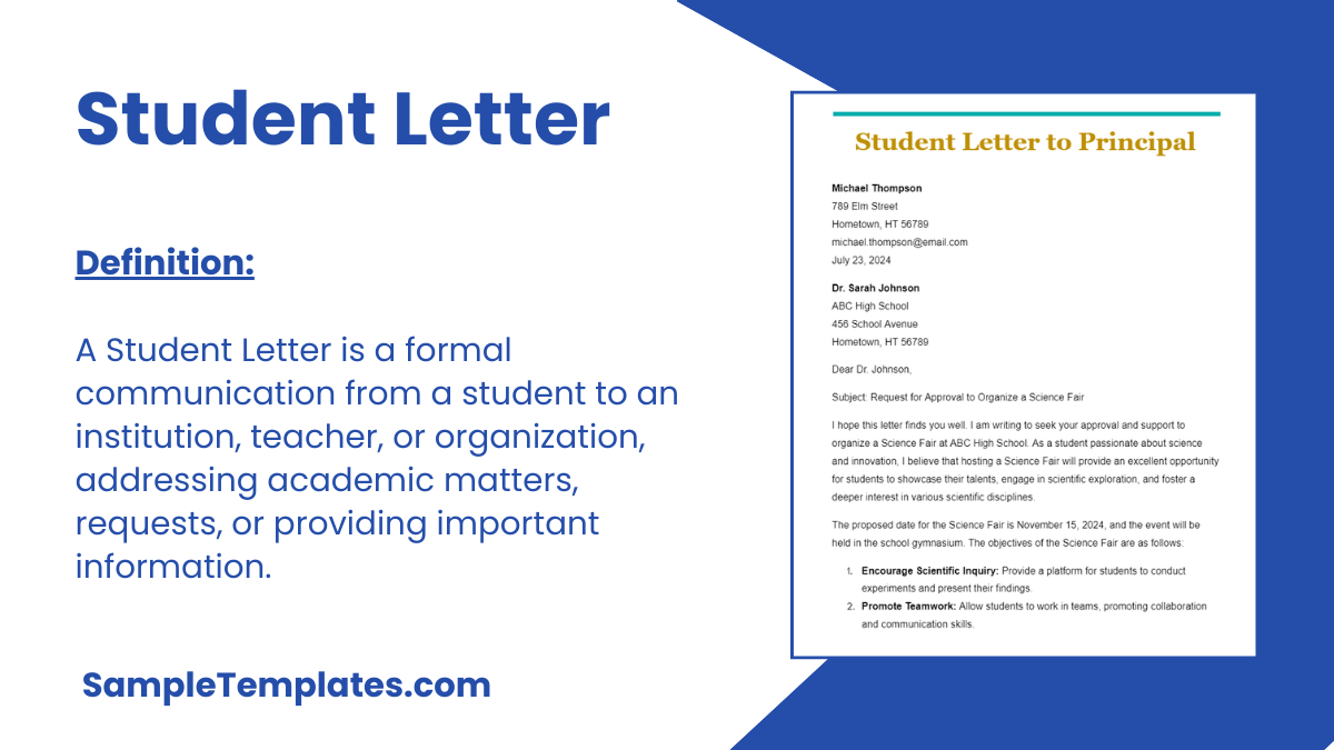 Student Letter