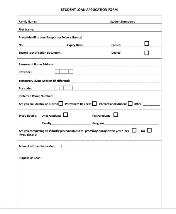 student loan application form2