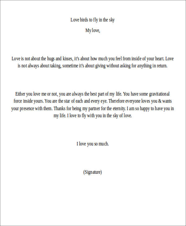 Short Love Letter To My Husband from images.sampletemplates.com