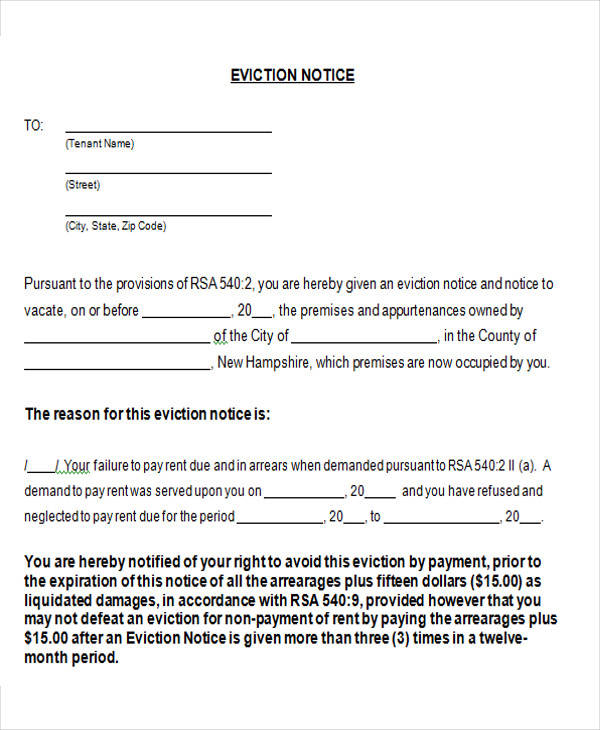 tenant eviction form1