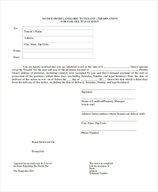 tenant eviction notice form3