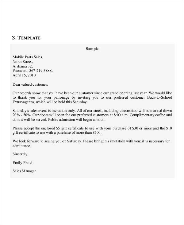 FREE 32+ Examples of Invitation Letter Templates in PDF | MS Word