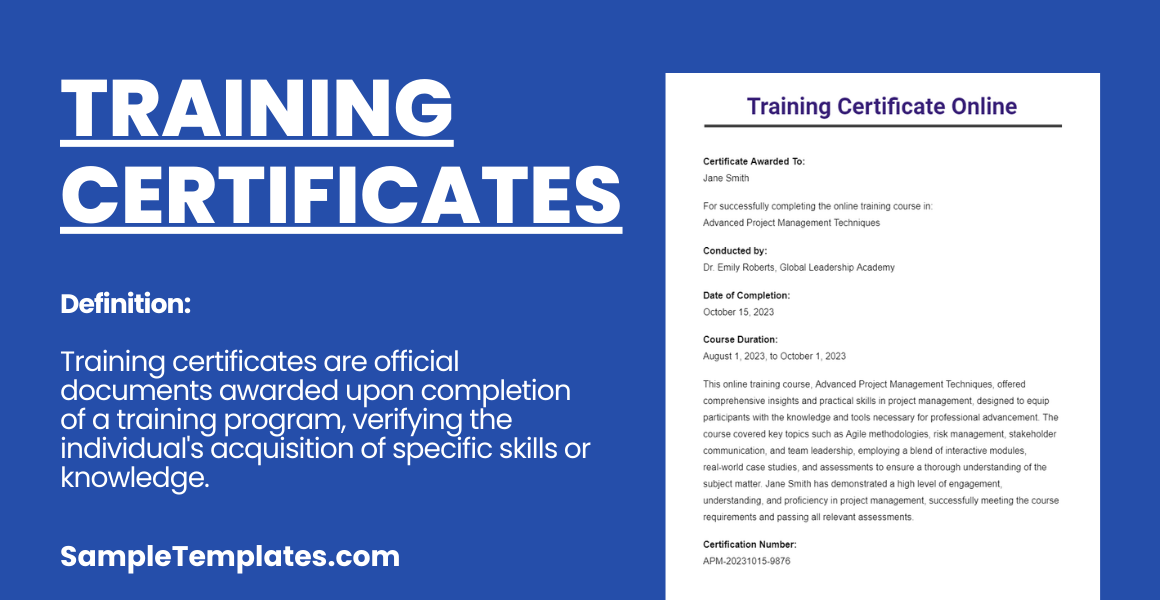 training-certificates