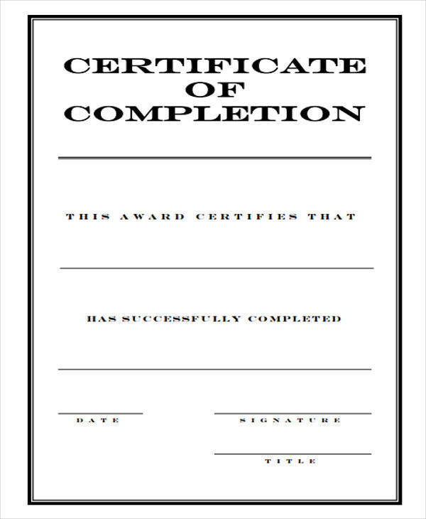 training course completion certificate1