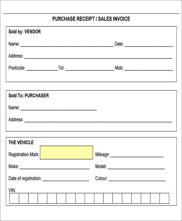 vehicle purchase payment receipt2