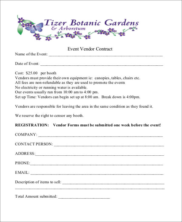 vendor contractor agreement form2