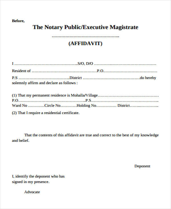 free-24-sample-affidavit-forms-in-pdf-ms-word