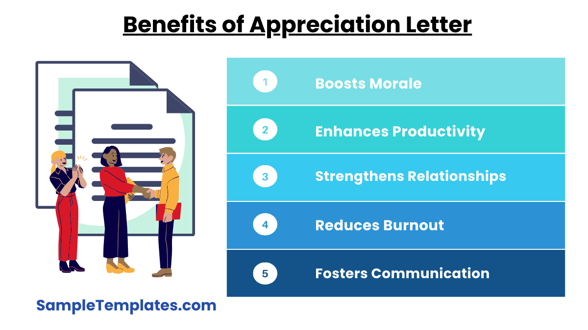 benefits of appreciation letter