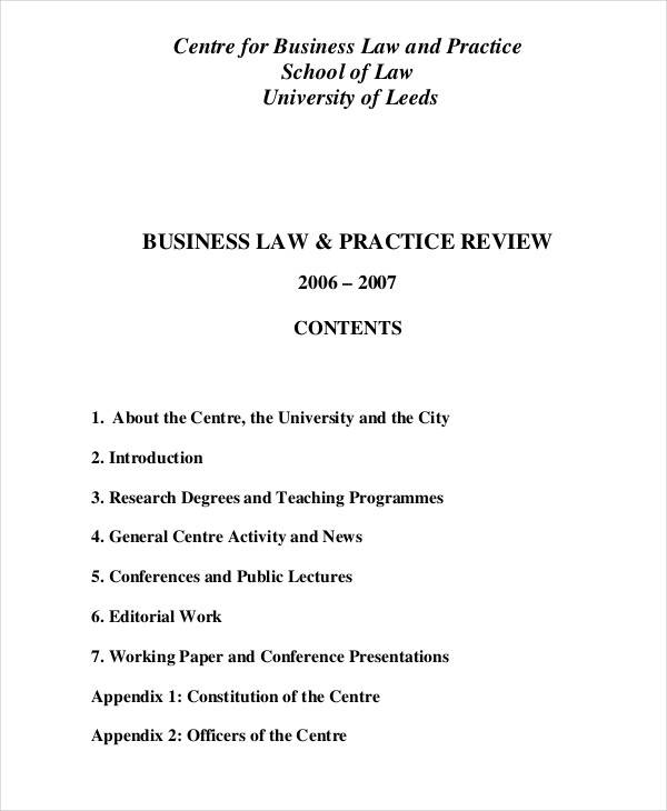 legal research paper structure