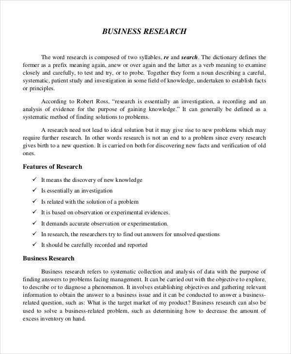 online business research paper pdf