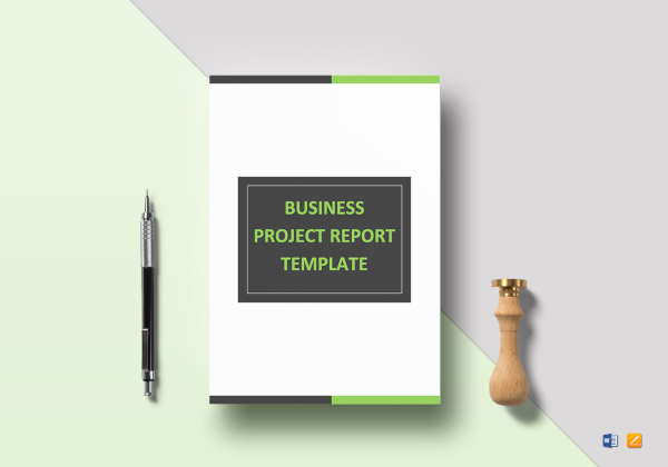 business project report template