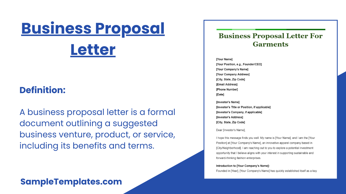 Business Proposal Letter
