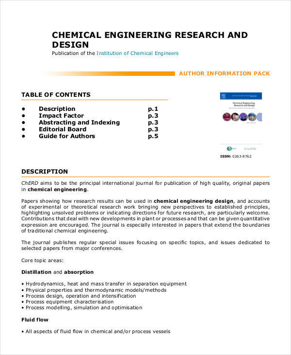 research paper related to engineering