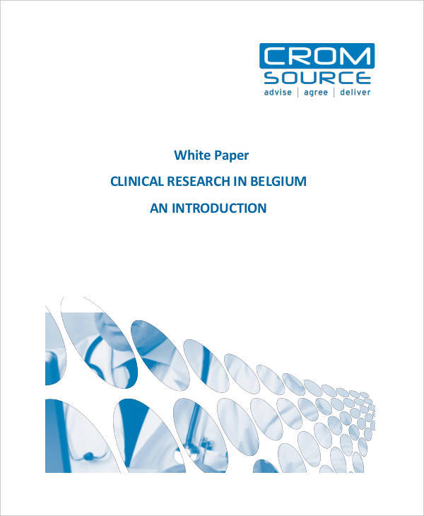 clinical research white paper