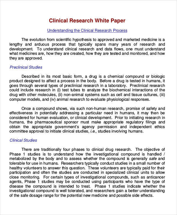 white paper research template