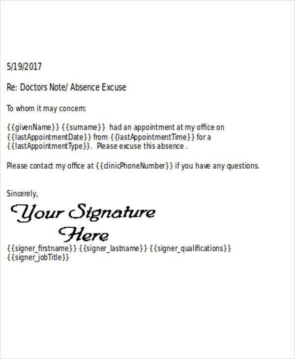 doctor excuse note1