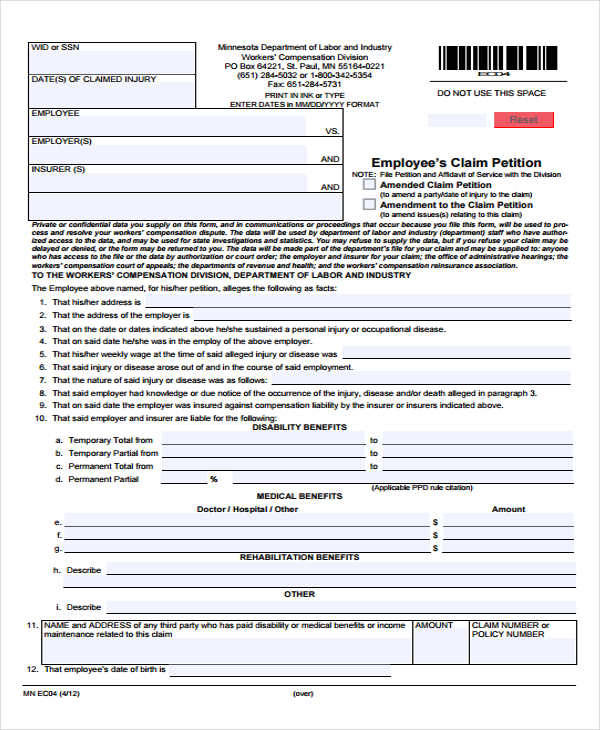 employee petition sample