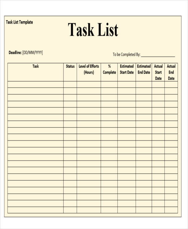 employee task log