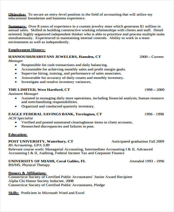 entry level tax accountant resume1