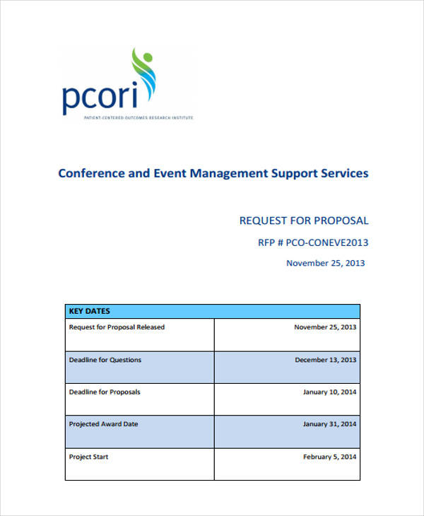 event management proposal in pdf